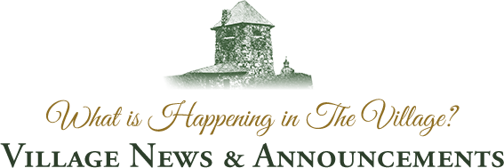 Village News &amp; Announcements