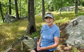 Sally Sonne on Eagle Mountain Trail