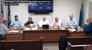 Enjoy Watching the August 30, 2023 Board of Trustee Meeting on the Village YouTube Page 